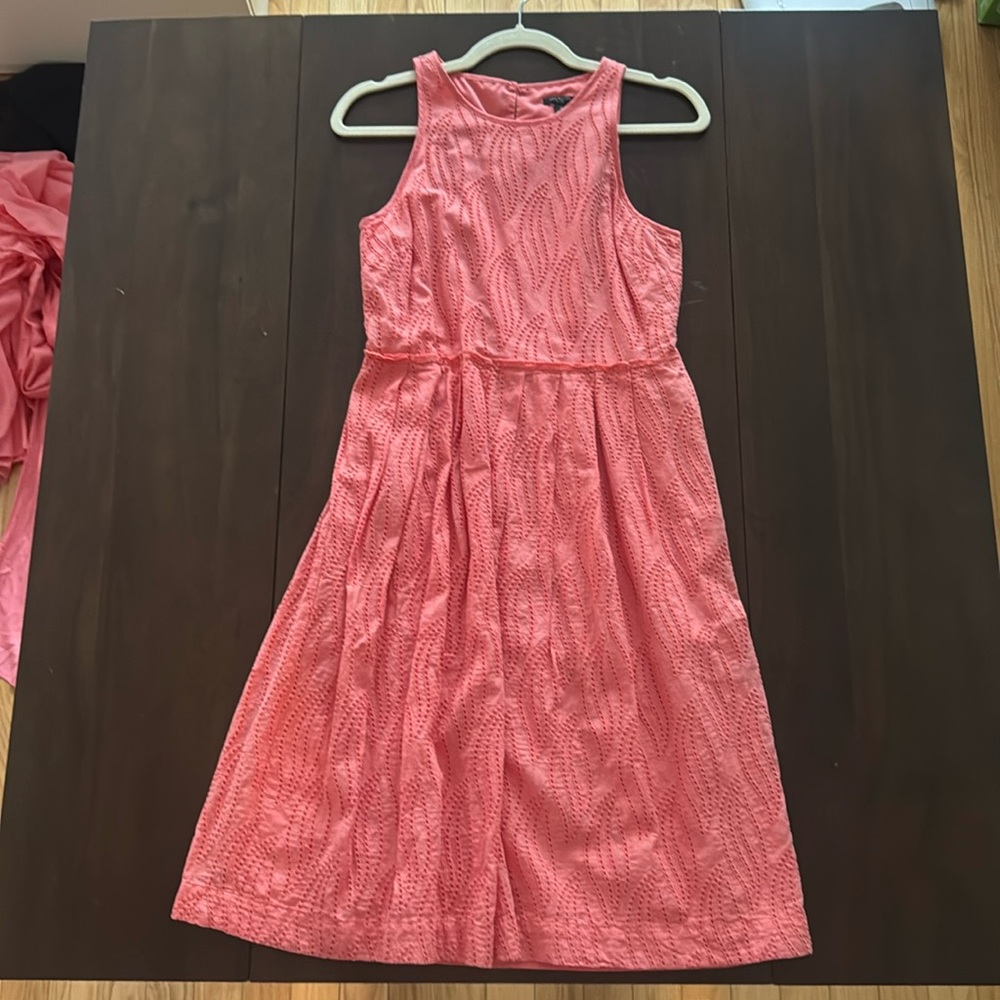 Casual coral dress